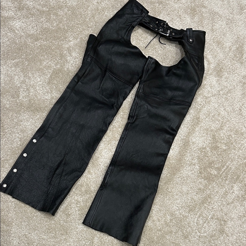 Vintage Men’s Leather Gallery Riding Chaps
